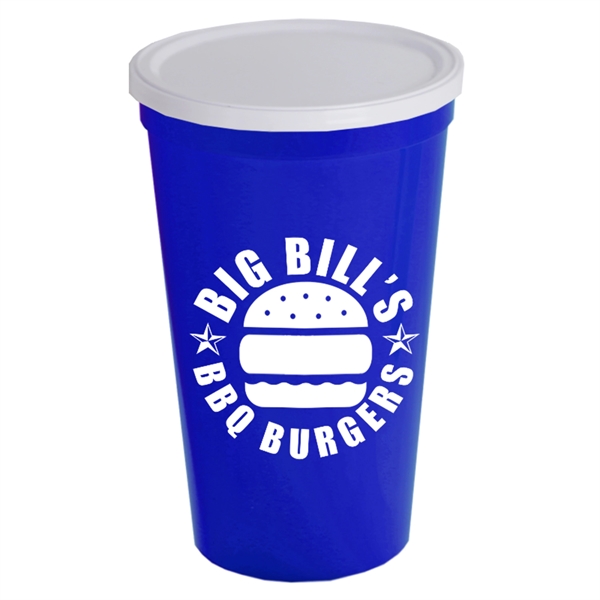 22 oz. Stadium Cup with No Hole Lid - Image 7