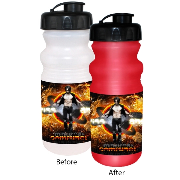 20 oz. Sun Fun Cycle Bottle with Flip Top Cap, Full Color Di - Image 3