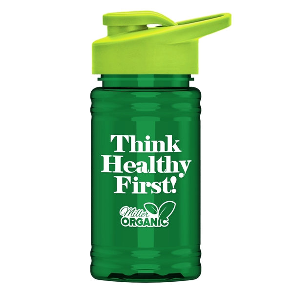 UpCycle - Mini 16 oz. rPet Sports Bottle with Drink Thru Lid - Image 21