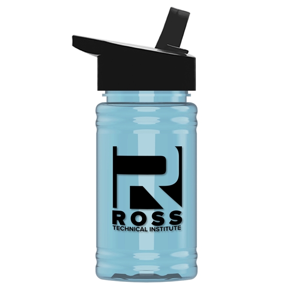 UpCycle - Mini 16 oz. rPet Sports Bottle with Flip Straw Lid - Image 1