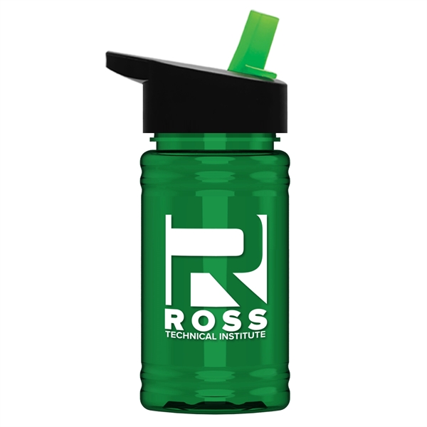 UpCycle - Mini 16 oz. rPet Sports Bottle with Flip Straw Lid - Image 3