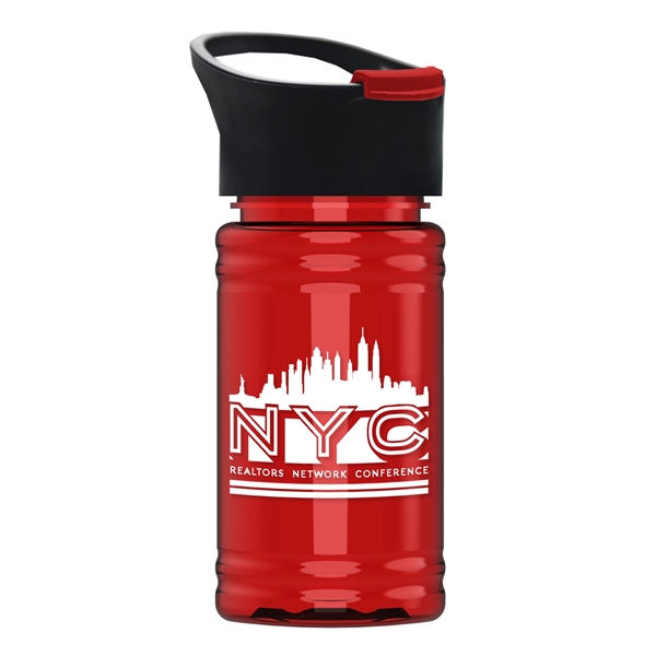UpCycle - Mini 16 oz. rPet Sports Bottle With Pop-Up Sip Lid - Image 6