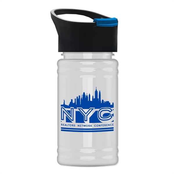 UpCycle - Mini 16 oz. rPet Sports Bottle With Pop-Up Sip Lid - Image 7