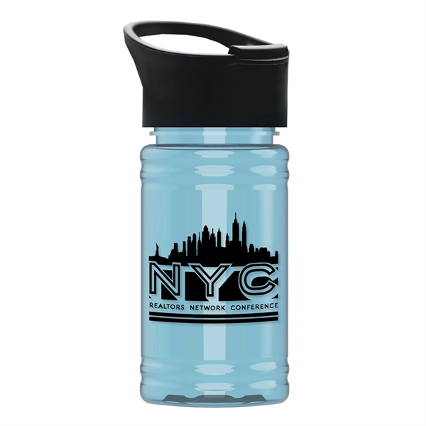 UpCycle - Mini 16 oz. rPet Sports Bottle With Pop-Up Sip Lid - Image 11