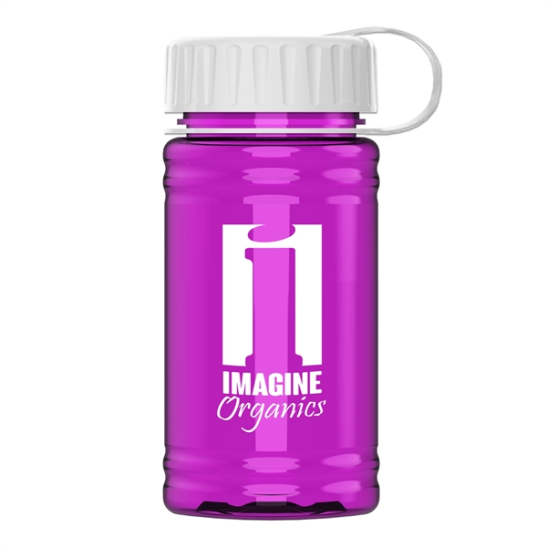 UpCycle - Mini 16 oz. rPet Sports Bottle With Tethered Lid - Image 4