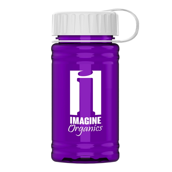 UpCycle - Mini 16 oz. rPet Sports Bottle With Tethered Lid - Image 6