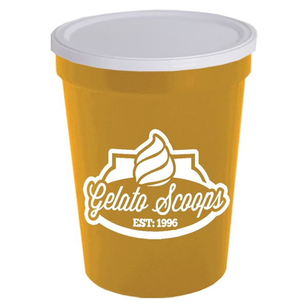 16 oz. Stadium Cup with No-Hole Lid - Image 2
