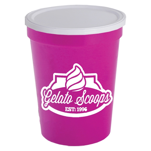 16 oz. Stadium Cup with No-Hole Lid - Image 7