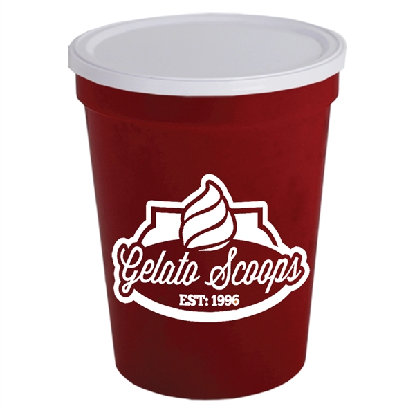 16 oz. Stadium Cup with No-Hole Lid - Image 9