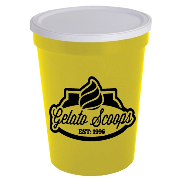 16 oz. Stadium Cup with No-Hole Lid - Image 16