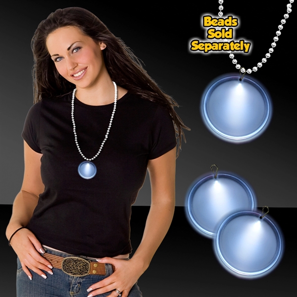2" LED Lighted Badges with Attached J-Hook Medallion - Image 3