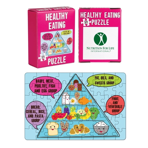 54 Piece Mini Healthy Eating Puzzle