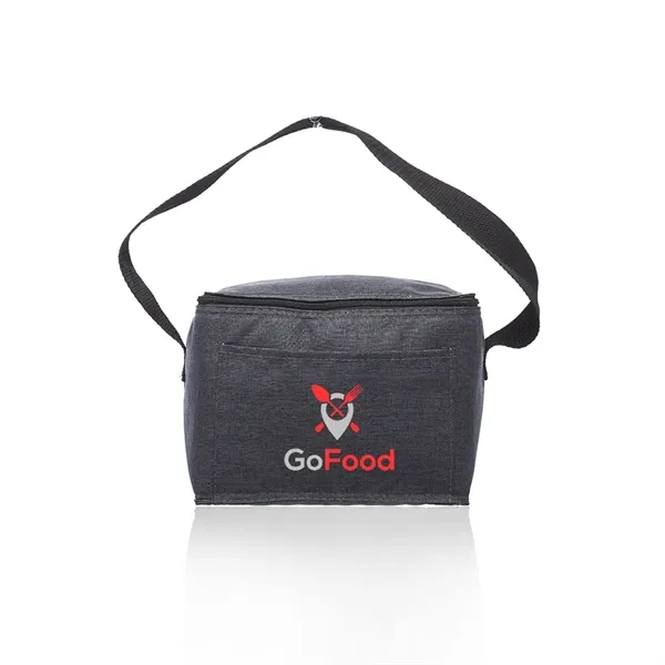 Heathered 6 Pack Insulated Cooler Lunch Bag - Image 2