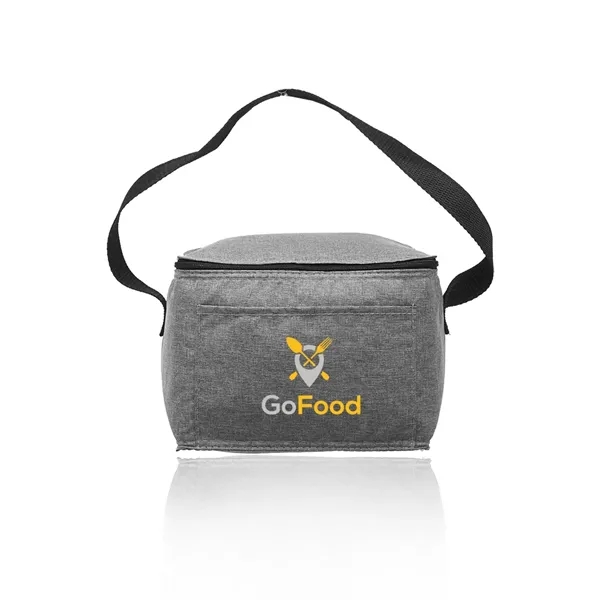 Heathered 6 Pack Insulated Cooler Lunch Bag - Image 9