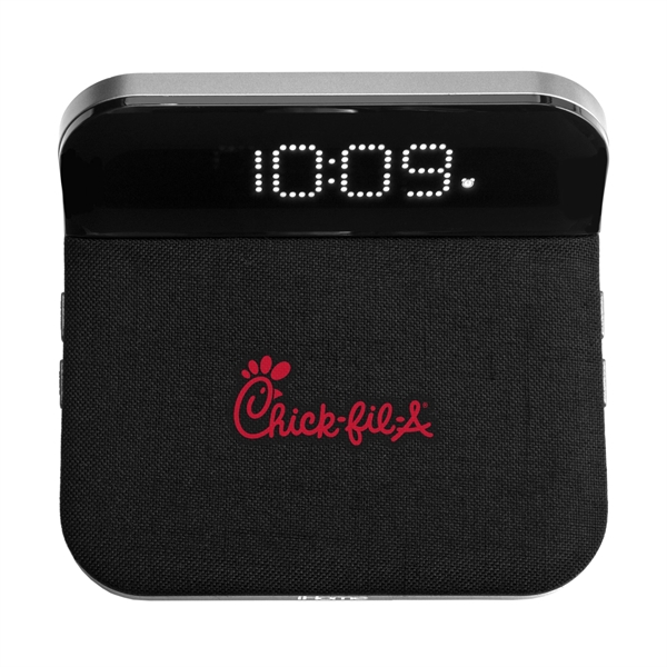 iHome iW18 Alarm Clock with Qi Wireless and USB Charging - Image 3