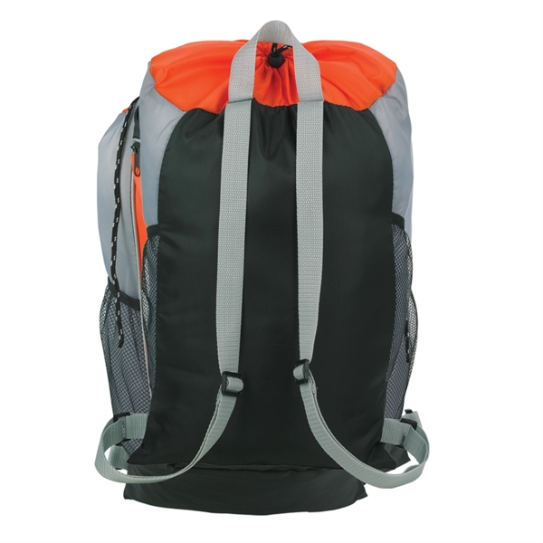 Tri-Color Drawstring Backpack - Image 5