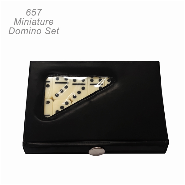 Compact 28 Piece Double Six Domino Toy Game Set - Image 3