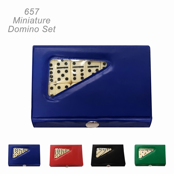 Compact 28 Piece Double Six Domino Toy Game Set - Image 4