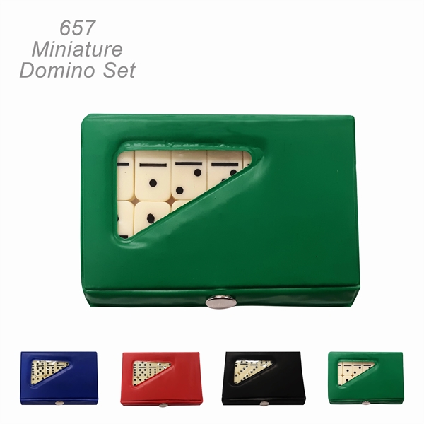 Compact 28 Piece Double Six Domino Toy Game Set - Image 6