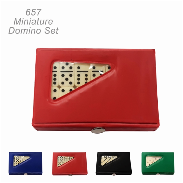 Compact 28 Piece Double Six Domino Toy Game Set - Image 8