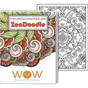 ZenDoodle Stress Relieving Coloring Book - Relax Pack
