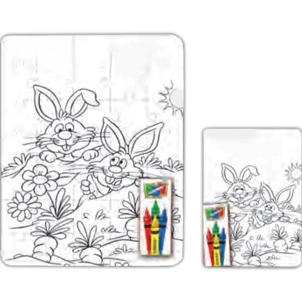 Coloring Puzzle Set - Springtime (35 Pieces)