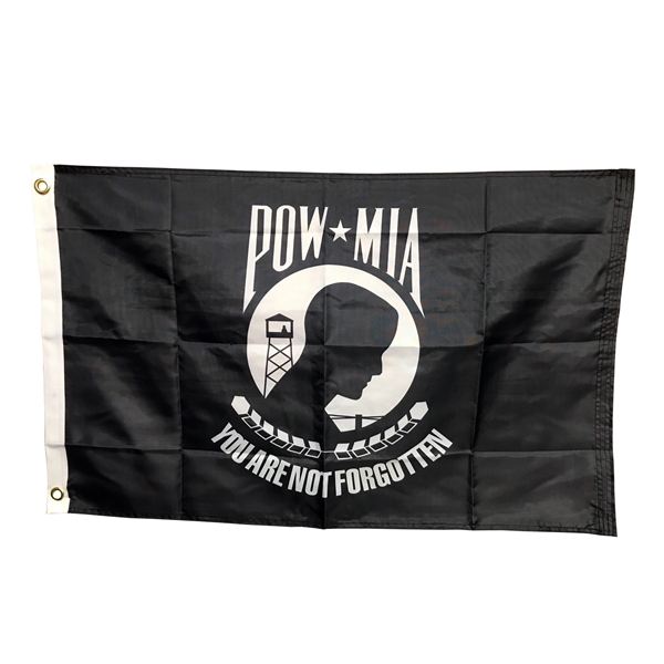 POW MIA Nylon Flag - Image 1