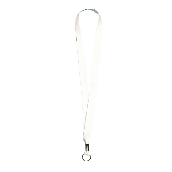 White Lanyard with Full Color Imprint - Image 3