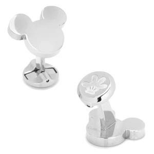 Mickey Mouse Silhouette Engravable Cufflinks