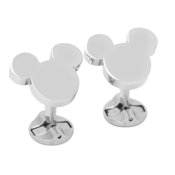 Mickey Mouse Silhouette Engravable Cufflinks - Image 2