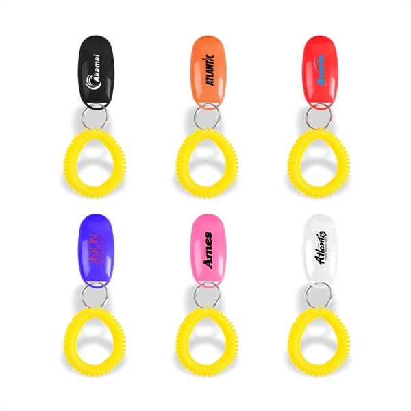 Pet Dog Training Clicker with Wrist Bands Strap - Image 2