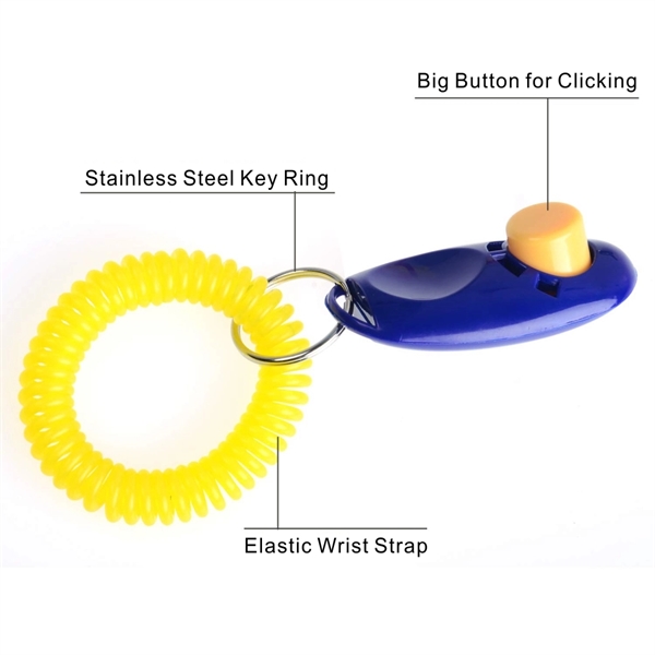 Pet Dog Training Clicker with Wrist Bands Strap - Image 3