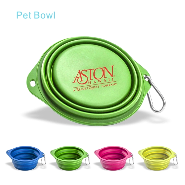 Collapsible Dog Bowl,Portable Travel Silicone Pet Bowl - Image 2