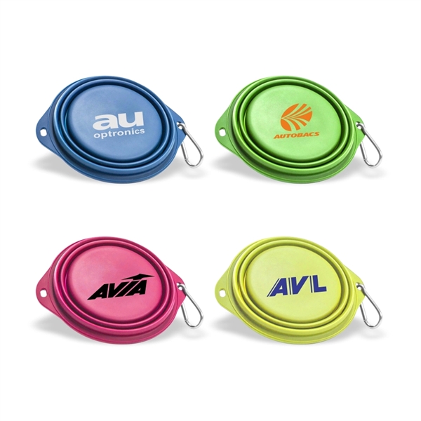 Collapsible Dog Bowl,Portable Travel Silicone Pet Bowl - Image 1