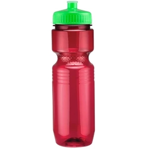 26 oz. Translucent Jogger Bottle with Push Pull Lid