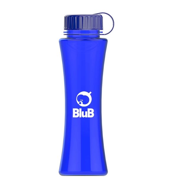 The Curve 17 Oz. Tritan™Bottle with Tethered Lid - Image 1