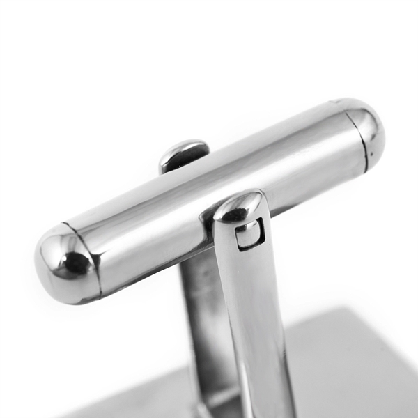 Stainless Steel Engravable Bolted Cufflinks - Image 3