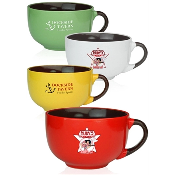 16 oz Valley Cappuccino Soup Mugs - Image 1