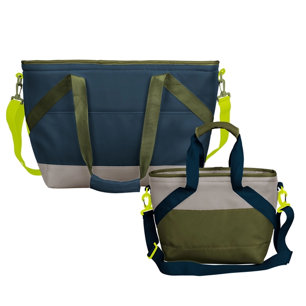 Cooler Bag- Left Of Center - Small 15" W x 10" H x 4" D - Image 1