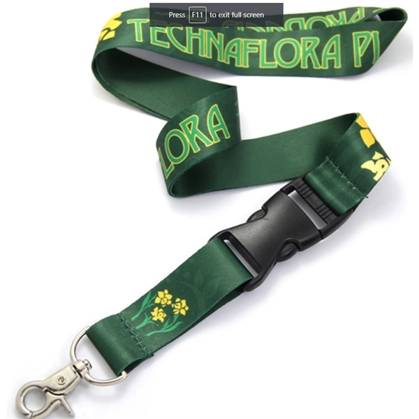 7 Day RUSH - Dye Sublimated Lanyard w/ Full Color Imprint - Image 3