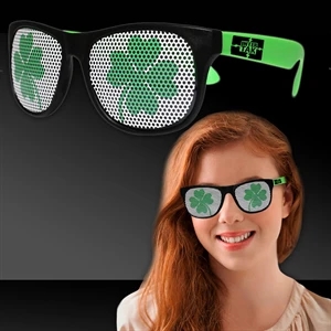 Shamrock Neon Green Billboard Sunglasses