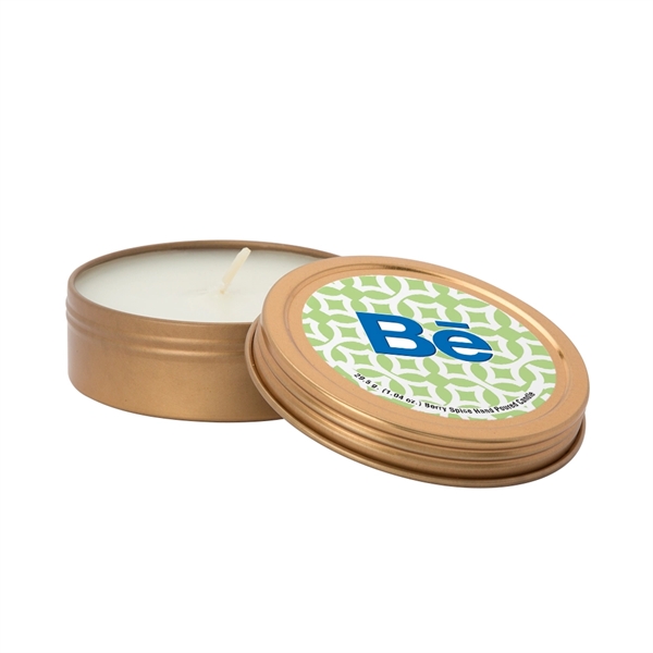 2oz. Scented Candle in Screw-Top Metal Tin - Image 1