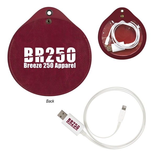 Round Light Up Charging Cable Kit - Image 1