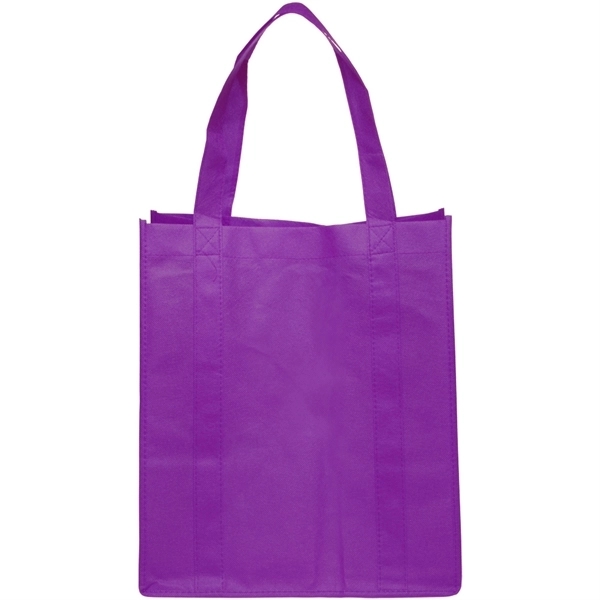 Non Woven Tote bags w/ Gusset Reusable Custom Grocery Totes - Image 2