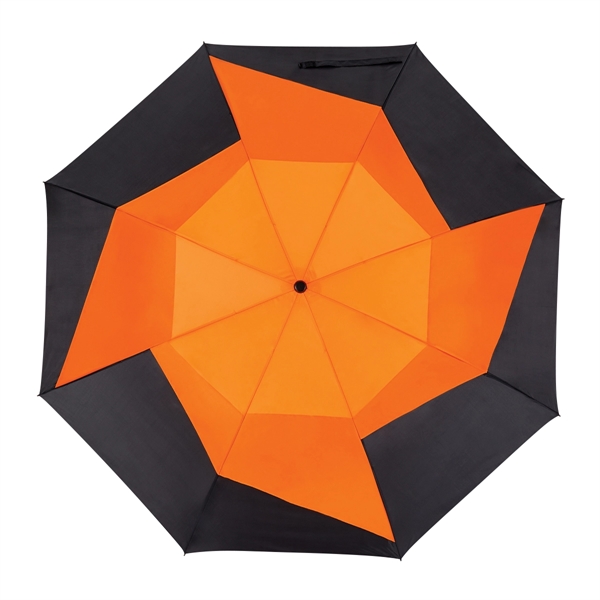 46" Vented Pinwheel Folding Umbrella - Image 11