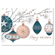 Copper Ornaments Holiday Card