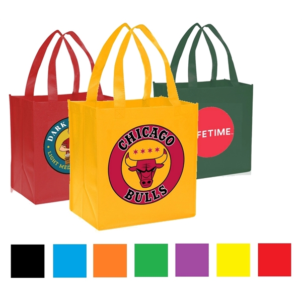 USA Decorated Grocery Value Non Woven Tote Bag Convention - Image 1