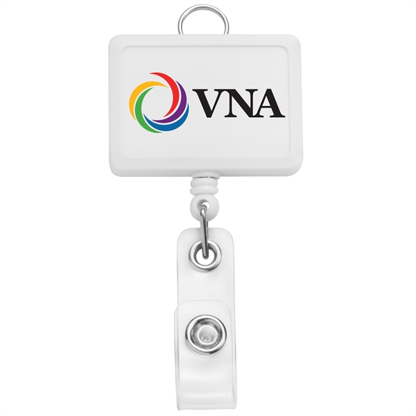 RECTANGLE BADGE REEL W/LANYARD ATTACHMENT - Image 6