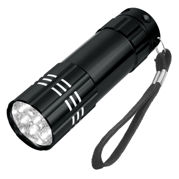 Aluminum LED Flashlight with Strap - Image 5