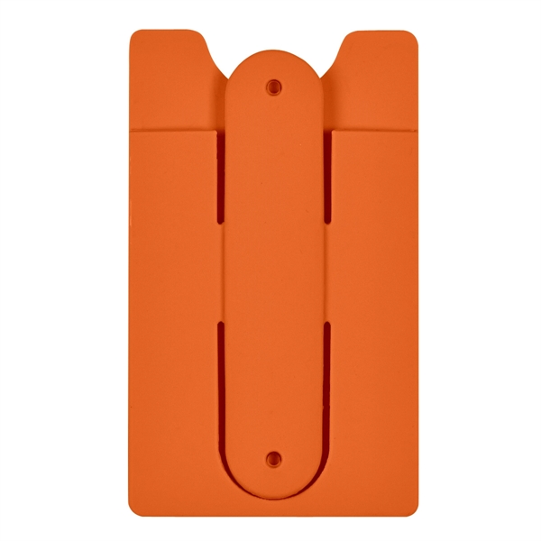 Silicone Phone Wallet with Stand - Image 2
